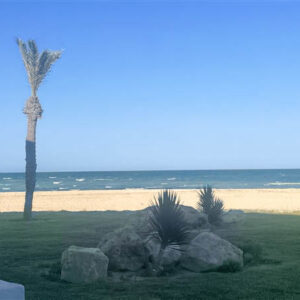 Stille Brise am türkisblauen Horizont