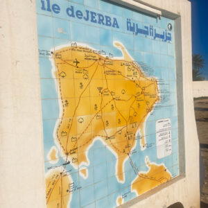 Karte der Insel Djerba