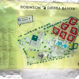 Lageplan der Clubanlage Robinson Djerba Bahiya