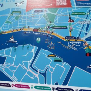 Hafenliebe Hamburg – Illustrierte Hafen-Geburtstagskarte Traum